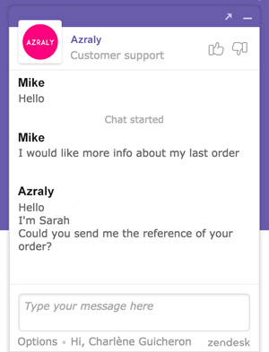 Zendesk Chat for marketplace
